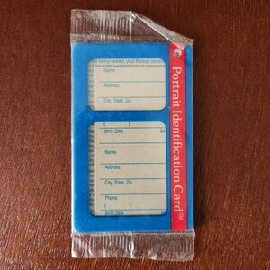 Kmart Portrait Identification Card